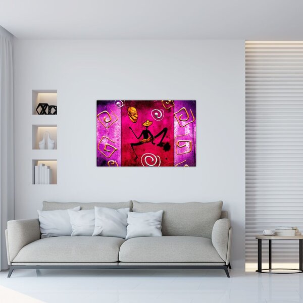 Történelmi falfestmény képe (90x60 cm)