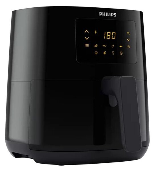 Philips 3000 series HD9252/90 olajsütő Normál 4,1 L Önálló készülék 1400 W Meleglevegős sütő Fekete