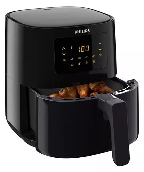 Philips 3000 series HD9252/90 olajsütő Normál 4,1 L Önálló készülék 1400 W Meleglevegős sütő Fekete