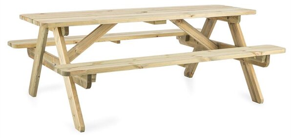 Blumfeldt Picknicker 180, piknik asztal, kerti bútor, 32 mm, boróka, 45 kg