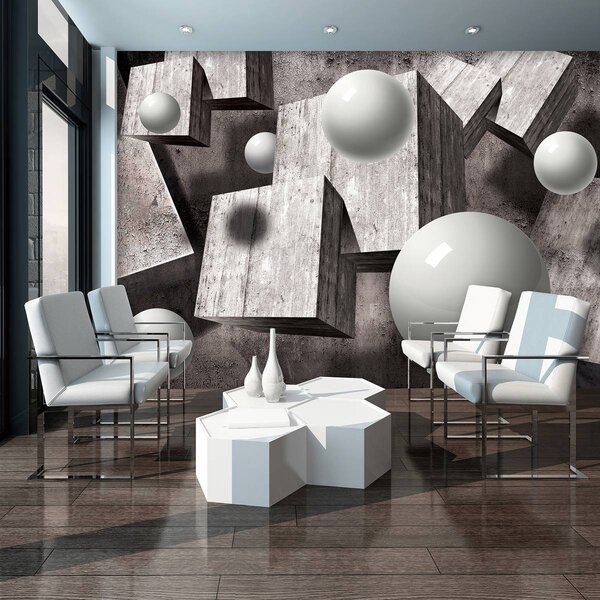 Fotótapéta - 3D golyók (152,5x104 cm)