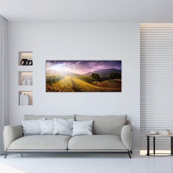 Tájkép (120x50 cm)