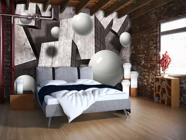 Fotótapéta - 3D golyók (152,5x104 cm)