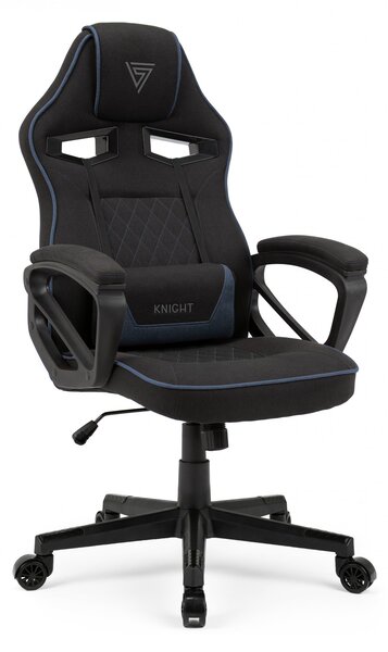 SENSE7 Knight gamer szék szövet fekete-kék