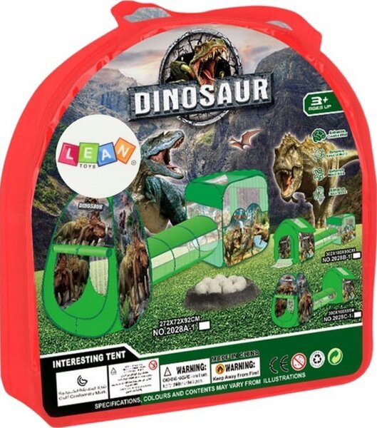 Játszótér 3 Az 1-ben Iglo Tent Pool Dinoszauruszok 20345