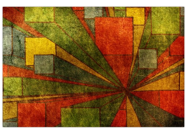 A geometriai absztrakció képe (90x60 cm)