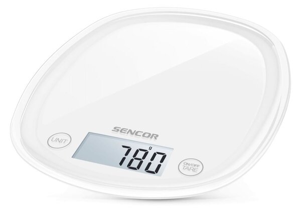 Sencor Pastels Collection konyhai mérleg fehér (SKS 30WH)