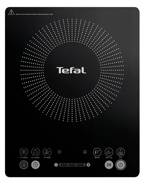 Tefal IH2108E1 Hordozható 1 zónás Indukciós Főzőlap 2100 Watt - Fekete