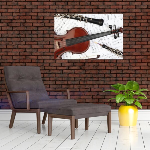 Kép - Hangszerek (90x60 cm)