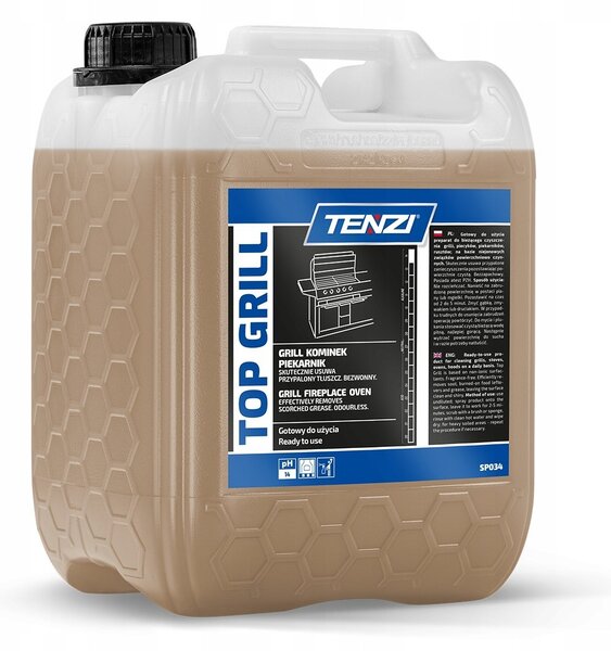 Tenzi Płyn do czyszczenia przypaleń z grilli, piecyków i rusztów TENZI, Top Grill, 5l