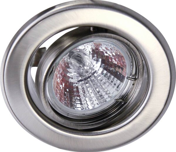 Heitronic DL6801 Beépíthető lámpa LED GU5.3 35 W Nemesacél (matt) (23552)