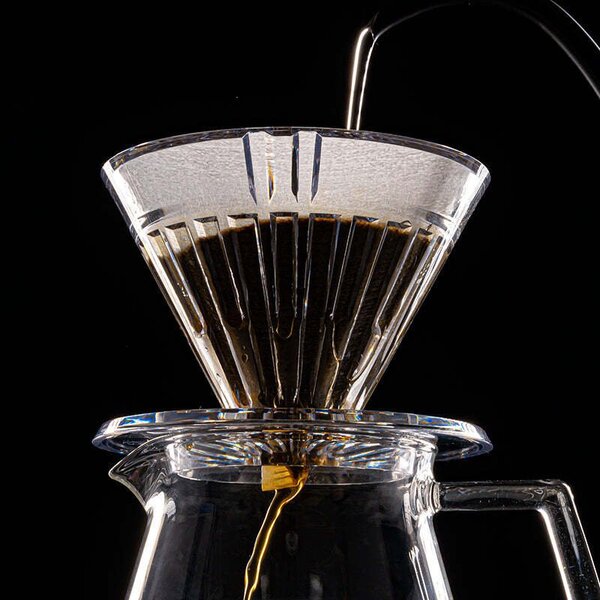 Dripper Timemore Crystal Eye Turbo PCTG 01 Transparent Black
