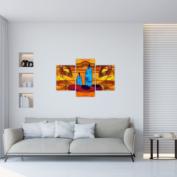 Kép - Ősi festészet (90x60 cm)