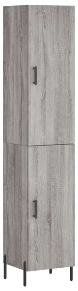 VidaXL Fa Magasszekrény - Szürke Sonoma - 180 cm