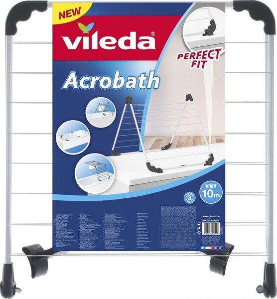 Vileda Acrobath kád fölé helyezhető ruhaszárító, 10 m