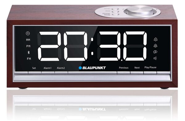 Blaupunkt CR60BT Rádiós ébresztőóra - Fa