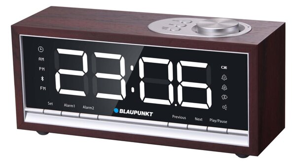 Blaupunkt CR60BT Rádiós ébresztőóra - Fa