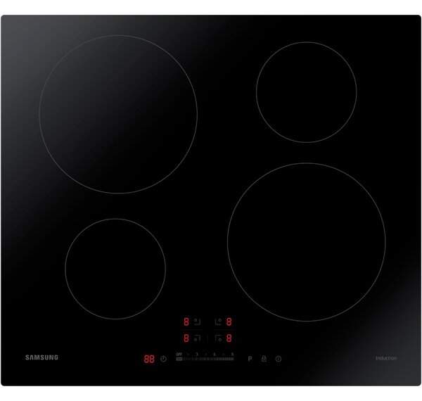 Samsung NZ64H37070K Fekete Beépített Zónás indukciós főzőlap 4 zóna