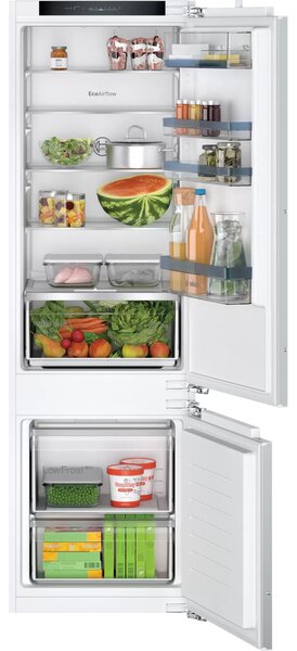 Bosch KIV87VFE0 kombinált hűtőszekrény Beépített 270 L E Fehér