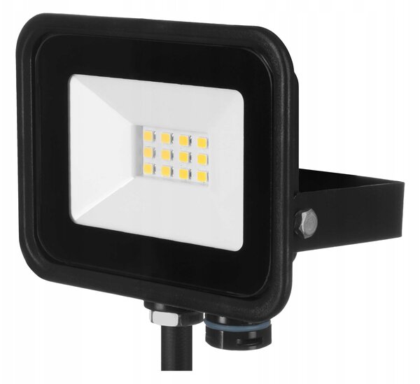 Naświetlacz Zamel Solis LNS10000002 10W 230V IP65 barwa biała neutralna NAS-10WN czarny