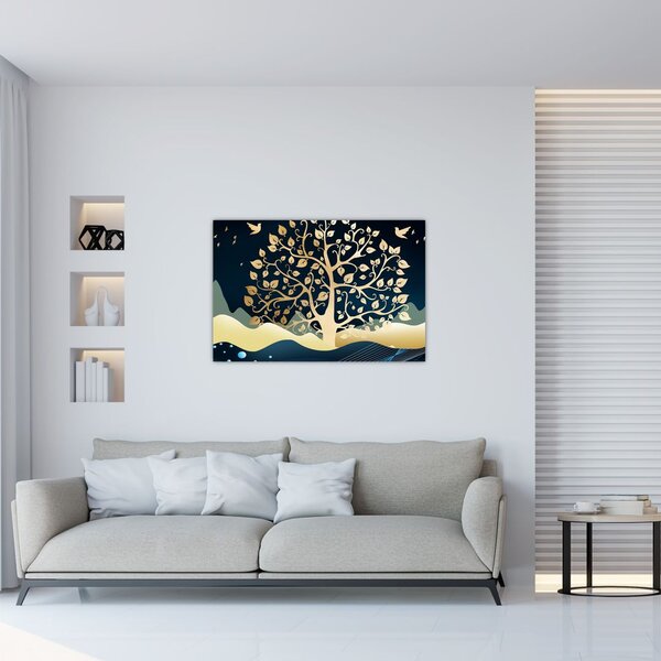 Egy aranyfa képe (90x60 cm)