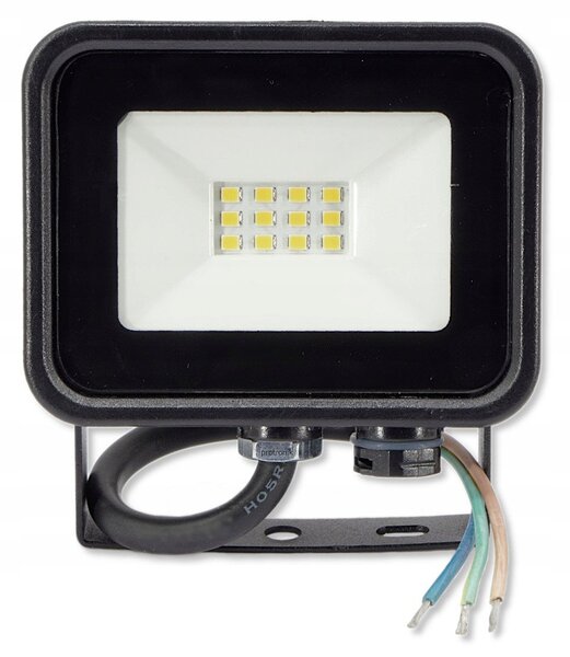 Naświetlacz Zamel Solis LNS10000002 10W 230V IP65 barwa biała neutralna NAS-10WN czarny
