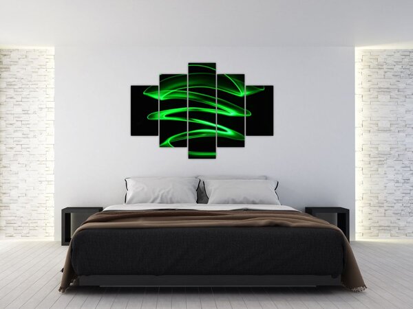 Kép - neonhullámok (150x105 cm)