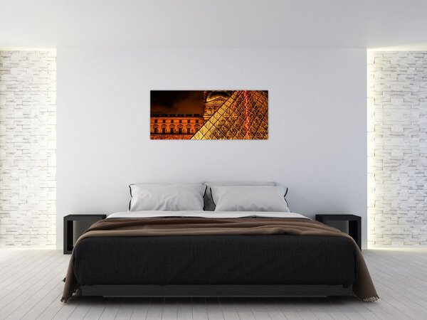 A párizsi Louvre képe (120x50 cm)