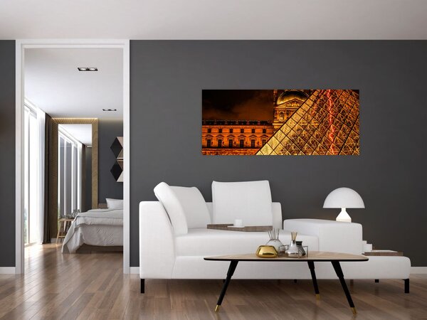 A párizsi Louvre képe (120x50 cm)