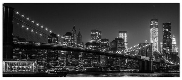 A New York-i Brooklyn-híd képe (120x50 cm)
