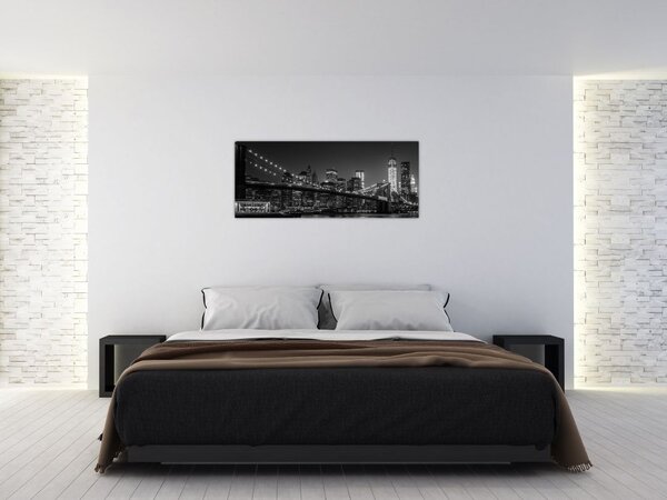 A New York-i Brooklyn-híd képe (120x50 cm)