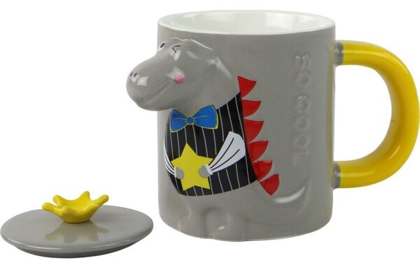 3D-s Dinoszaurusz Motívummal Díszített Bögrekészlet 400 ml 16713