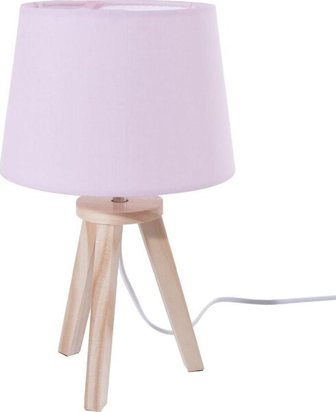 Lámpara Trípode Sobremesa Rosa 31cm