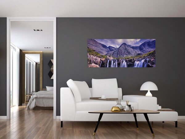 Vízesések képe (120x50 cm)