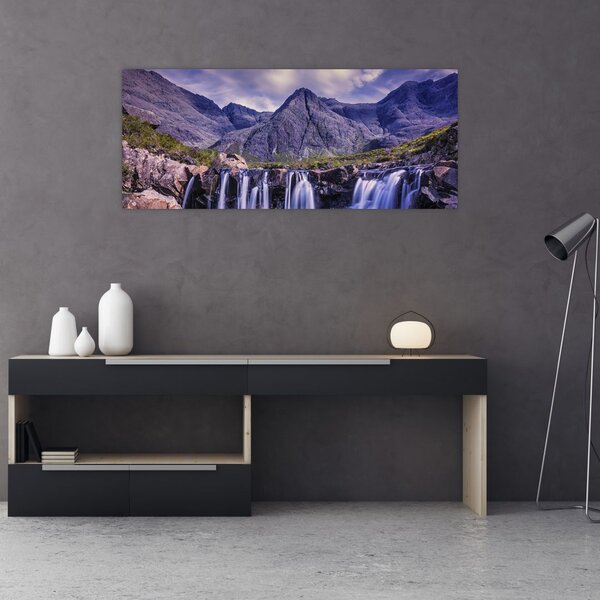 Vízesések képe (120x50 cm)