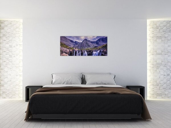 Vízesések képe (120x50 cm)