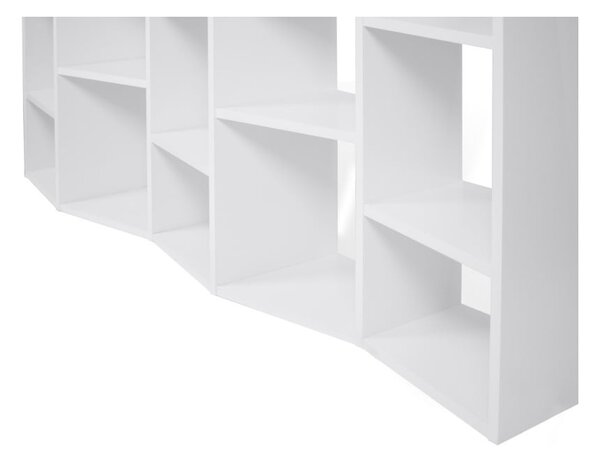 Fehér könyvespolc 182x224 cm Valsa – TemaHome
