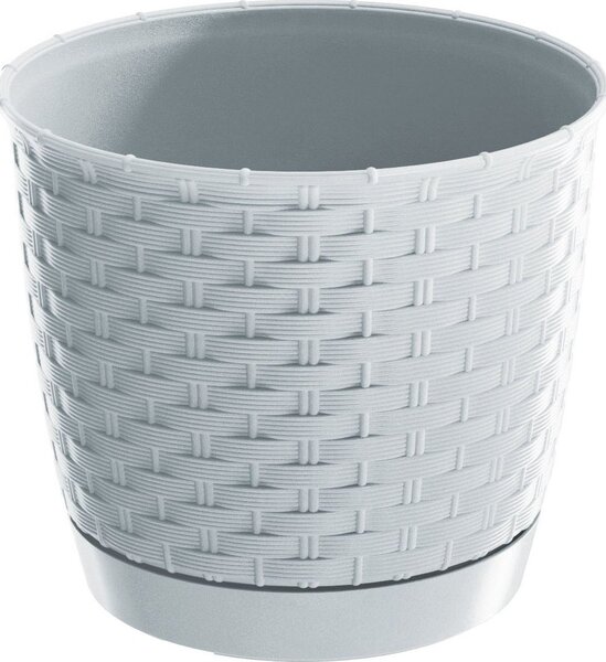 Virágcserép 145 x 127 Mm Fehér RATOLLA Round Prosperplast DRLO145-S449