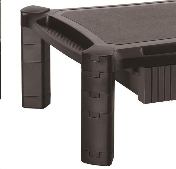 Startech.com Riser monitor tartó fiókkal, állítható magasság, nagy méret (MONSTADJDL)