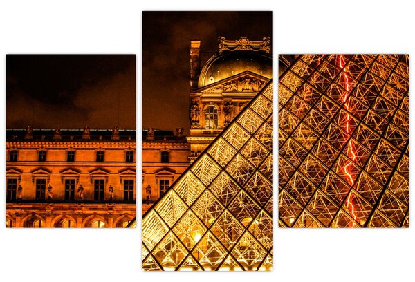 A párizsi Louvre képe (90x60 cm)