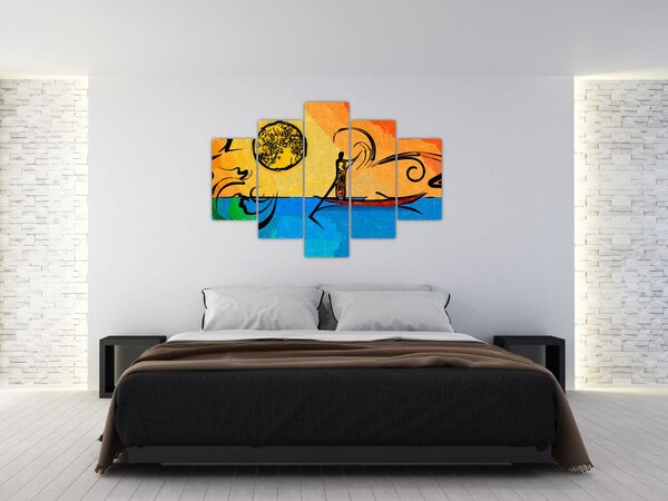 Egy ősi festmény képe (150x105 cm)