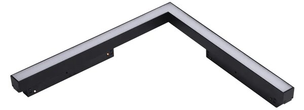 Alfa Saga Track Magnetic 2Line Corner A 24W CCT szabályozható fekete