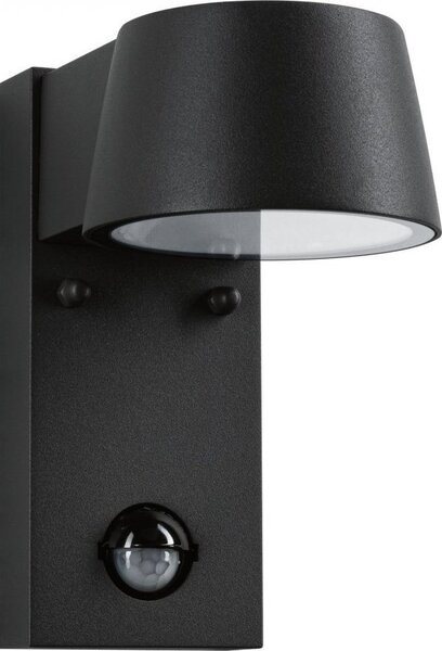 LED-es kültéri fali lámpa mozgásérzékelővel 6 W, szürke, Paulmann Capea 94453