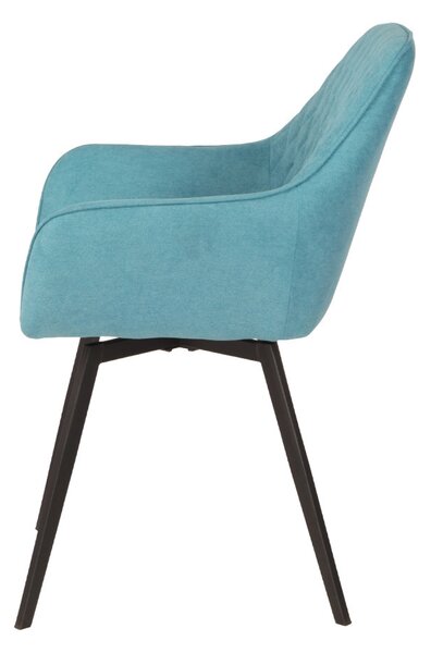 FOR-Haken modern karfás tárgyalószék, kék