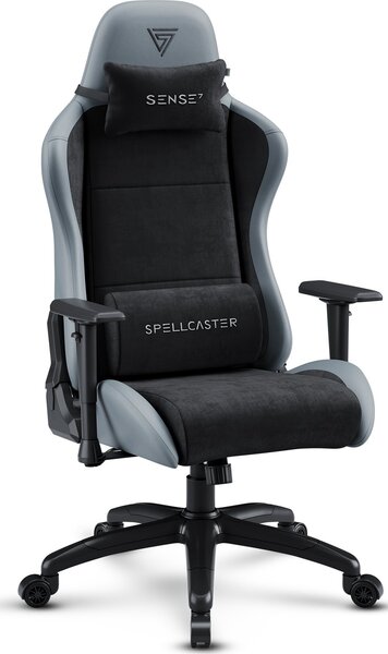SENSE7 Spellcaster FUKU XL PU gamer szék fekete-szürke