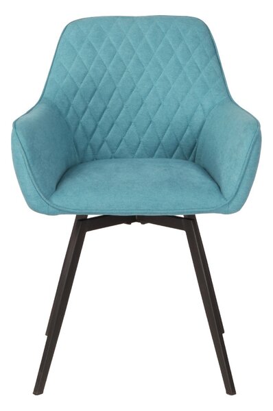 FOR-Haken modern karfás tárgyalószék, kék