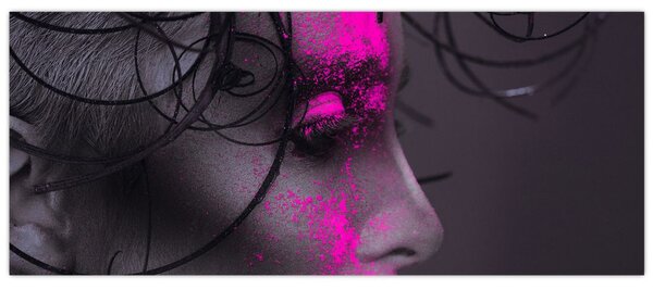 Egy nő képe (120x50 cm)