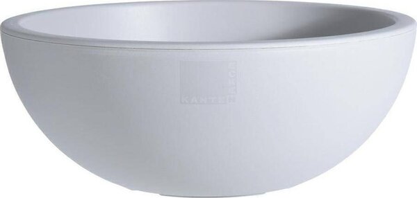 Maceta Resina Conica Gris Claro 40 Cm