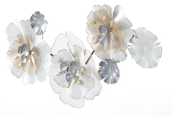 Flowery fém fali dekoráció, 119 x 60 cm - Mauro Ferretti