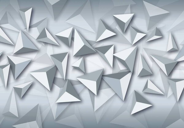 Fotótapéta - Háromszög 3D (152,5x104 cm)